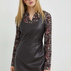 Levi's rochie culoarea maro, mini, mulata