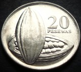 Cumpara ieftin Moneda exotica 20 PESEWAS - GHANA, anul 2016 * cod 4596, Africa