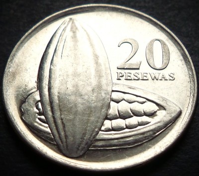 Moneda exotica 20 PESEWAS - GHANA, anul 2016 * cod 4596 foto