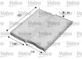 VALEO 715520 VALEO ESSENTIAL Filtru, aer habitaclu