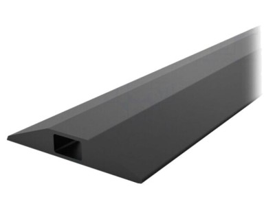 Protecție cabluri COBA EUROPE PVC 68mm x 9m neagră H: 11mm foto