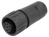 Conector Circular Mama 7-PIN Amphenol Pe Cablu Argintat