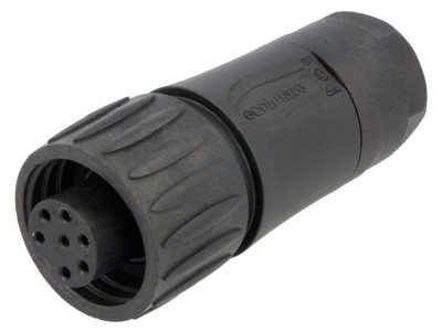 Conector circular 7-PIN mamă pe cablu foto