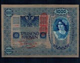 Austro-Ungaria 1902(1918) - 1000 kronen cu stampila Serbia