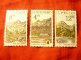 Serie Slovacia 1996 , Peisaje - Munti , 3 valori
