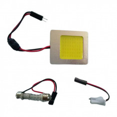 Placa Led Cob 5W Cu 2 Adaptoare T10 Sofit Si BA9S 12V TCT-2121