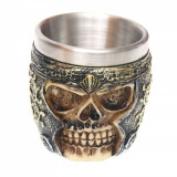 Pahar Shot Skull 5.7cm 50ml decorat 360grade Tole 10 Imperial 39028