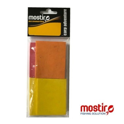 SPUMA FLOTANTA MOSTIRO SET 4 BUC 2 YEL/1 RED/1 ORANGE 5X6CMX6MM GROSIME foto