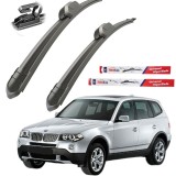 Cumpara ieftin Stergatoare BMW X3 E83 (2003&ndash;2006, pre-facelift) TeamCar&reg; Flat &ndash; Set fata