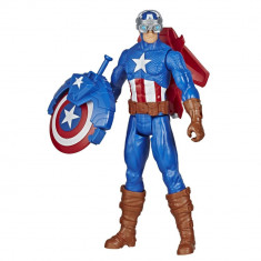 Figurina Avangers Titan Hero Blast Gear Captain America 30 cm foto