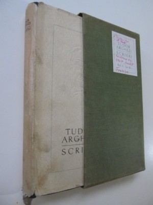 Scrieri (vol. 3) - Versuri - Inscriptii - cartonata , supracoperta , etui -Tudor Arghezi foto