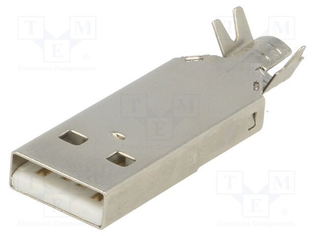 Conector USB A mufă pe cablu lipire 4 pini - KEYSTONE - USB 2.0 1A