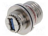 Connector USB 3 AMPHENOL USB A Nickel