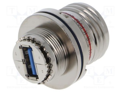Connector USB 3 AMPHENOL USB A Nickel foto