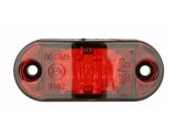 2 LED 24V Lampa Gabarit Latura Rosu