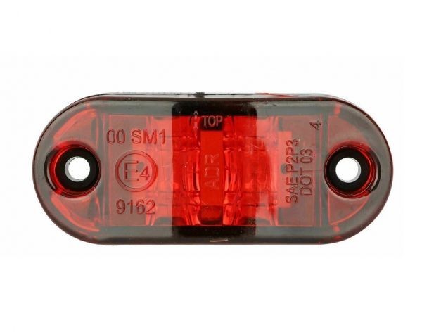 2 LED 12V Lampa Gabarit Latura Rosu