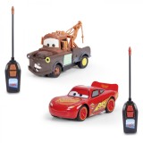 Set 2 masinute cu telecomanda - RC Twin Pack - Disney Cars: Lightning McQueen + Mater | Jada Toys