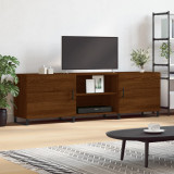 Comodă TV, stejar maro, 150x30x50 cm, lemn compozit, vidaXL