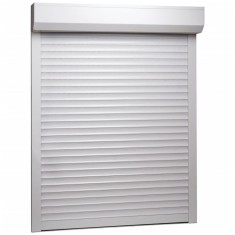 vidaXL Oblon rulant, alb, 70 x 100 cm, aluminiu foto
