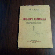 ION CLOPOTEL - Sociografie Romaneasca - Anchetarea Plasilor Muntoase -1928, 91p.