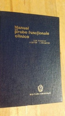 Manual de probe functionale clinice- A. Gitter foto