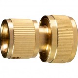 Conector cu stop Topgarden 400404, dimensiune 3/4, din alama