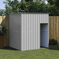 Cusca caine acoperis gri deschis 165x153x181 cm otel galvanizat GartenMobel Dekor foto