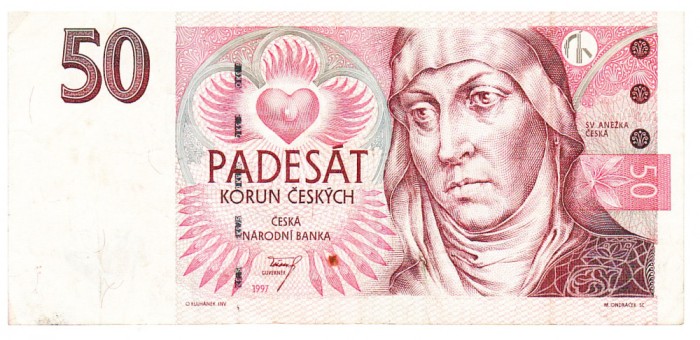 Cehia 50 Korun 1997 P-17 Seria 63516840