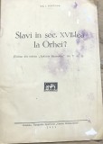 X.1 [Rară] Slavi &icirc;n sec. XVII-lea la Orhei? - Gh. Năstase (Chișinău, 1931)
