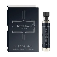Mostră parfum cu feromoni PHEROSTRONG For Men, pentru bărbați, note de grepfrut, iasomie și patchouli, 1 ml