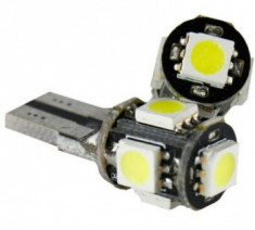 Led T10, W5W cu 5 smd-uri foto