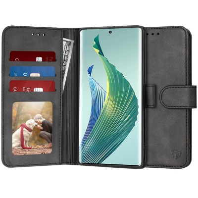 Husa 360 Honor Magic5 Lite Techsuit Diary Book, negru foto