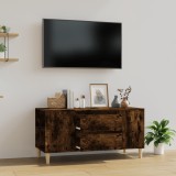 Cumpara ieftin Comodă TV, stejar fumuriu, 102x44,5x50 cm, lemn prelucrat