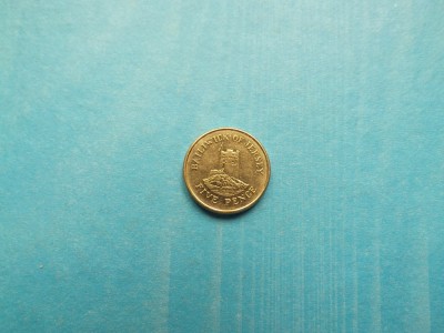 Jersey 5 ( Five ) Pence 1991 foto