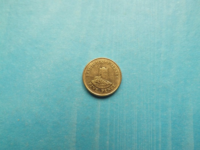 Jersey 5 ( Five ) Pence 1991