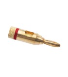 Mufa banana aurita tata pentru cablu max 4mm inel rosu, Oem
