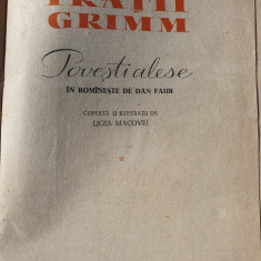 Povesti alese, Fratii Grimm, 1958, cartonata stare perfecta, 410 pag