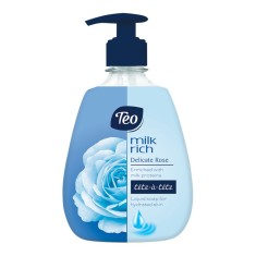 Sapun Lichid TEO Milk Rich Delicate Rose, 400ml, Sapun Lichid, Sapun pentru Maini, Sapun pentru Familie, Sapun TEO, Sapun Parfumat foto