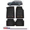 Covorașe Auto TeamCar&reg; Tip Tăviță Compatibile Volkswagen Golf Variant IV (1999&ndash;2006) - Combi, Cauciuc