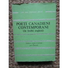 POETI CANADIENI CONTEMPORANI (DE LIMBA ENGLEZA) CU DEDICATIE SI AUTOGRAF ION CARAION