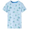 Tricou pentru copii, albastru deschis, 92, vidaXL