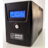 UPS 650VA 390W cu Stabilizator fara Management 2x Schuko Ecran LCD si Acumulator 12V 7Ah MicroPower SafetyGuard Surveillance