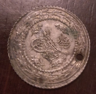 Moneda Imperiul Otoman - 1 1/2 Kurus 1835 - Argint foto