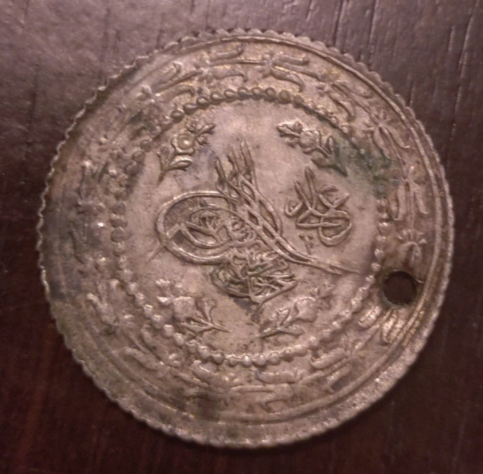Moneda Imperiul Otoman - 1 1/2 Kurus 1835 - Argint