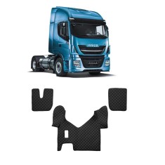 Set covorase piele ecologica truck IVECO STRALIS (2013-2022) Negru