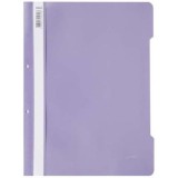 Dosar cu sina Noki, plastic, diverse culori, 2 perforatii pentru arhivare, eticheta interschimbabila pe cotor - lila