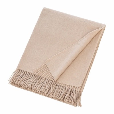 Fular dama Cashmere bej foto