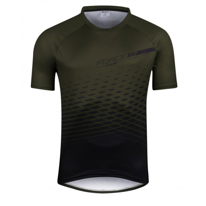 Tricou maneca scurta Force MTB Angle army L Ultimate FactoryBikes