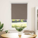 VidaXL Jaluzea cu role opace cafea 75x130 cm lățime țesătură 70,7 cm