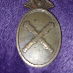 medalie/distintie/virtuti/decoratie militara veche artilerie RARA,stare cf.foto
